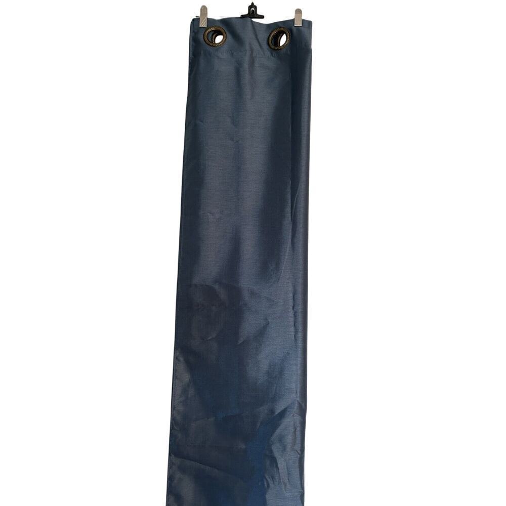 2 Teal Curtain Panels 52” X 84”